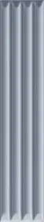 Керамогранит Ava Ceramica Up Cannettato Blue Glossy 192137 5x25