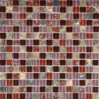 Мозаика Мастера керамики Glass (чип 15x15) SB154 30x30