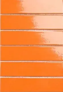 Мозаика Porcelain Mosaic Оранжевая Глянцевая Y45P737 4.5x19.5