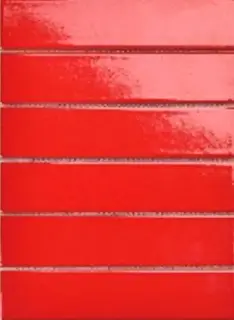 Мозаика Porcelain Mosaic Красная Глянцевая Y45P706 4.5x19.5
