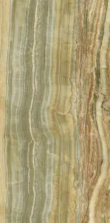 Green Onyx Vein Cut Lucidato (Shiny)  6 мм XX 150x300