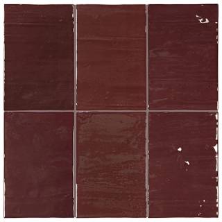 Плитка керамическая настенная 33114 MAREA Dark Merlot 10х15 см