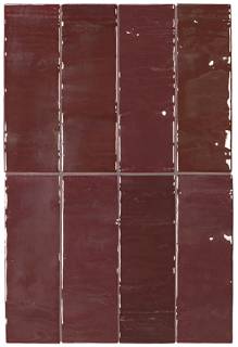 Плитка керамическая настенная 33121 MAREA Dark Merlot 5х15 см