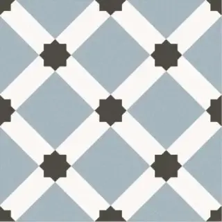 Керамогранит Keros Ceramica Barcelona Night матовый голубой черный KRS0112_16 25х25 см