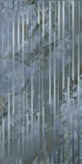 Декор Сен-Тропе синий глянцевый обрезной 60x119,5x0,9