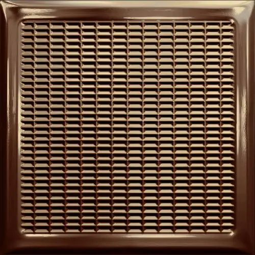 Glass Titanium Brick Brillo 20x20