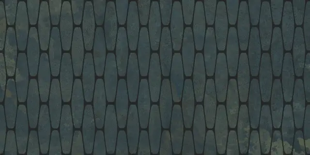 Illusion Turquoise Stamp Lappato 50x100