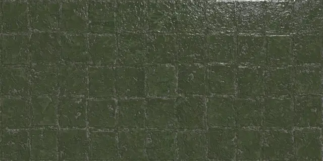 Abstra Green Blocks Shiny 50x100