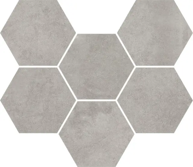Expo Grey Mosaico Hexagon 25x29