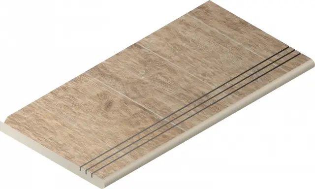 Nl-Wood Olive Gradino Round Grip 30x60