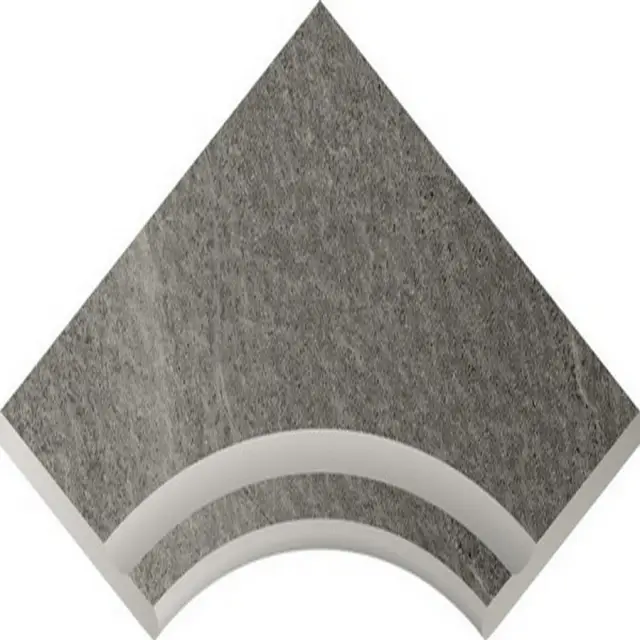 Contempora Carbon Bordo Nat 60x60 Svasato Ang.Round 30