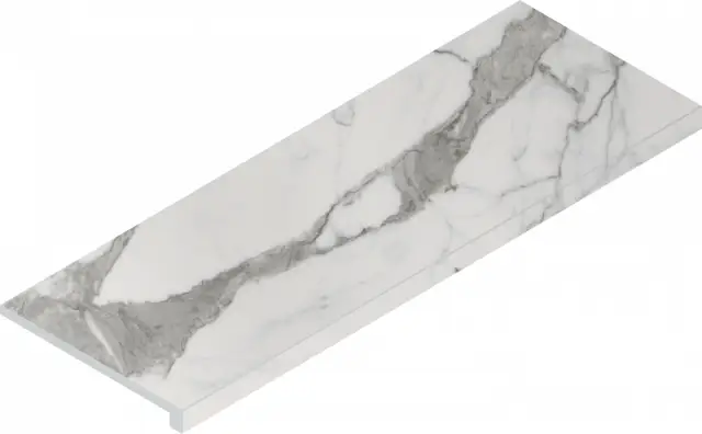 Charme Evo Statuario Scalino Nat 33х80 Ang.Dx Уг.Прав.