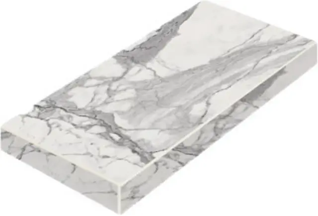 Charme Evo Statuario Scalino Nat 33х120 Ang.Sx Уг.Прав.
