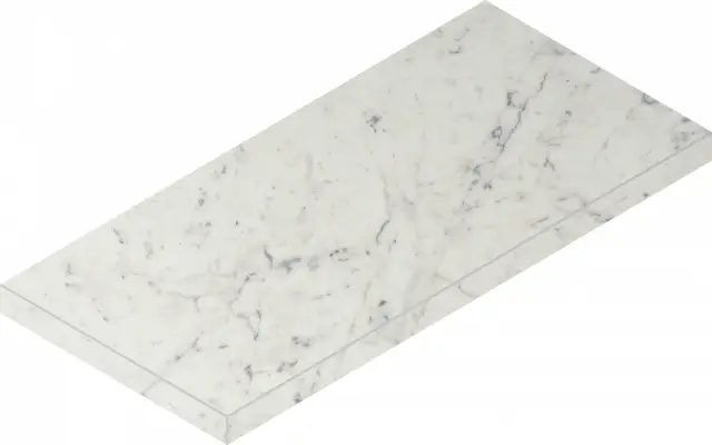 Charme Extra Carara Scalino Frontale Nat 33х60 Ang.Sx Левая