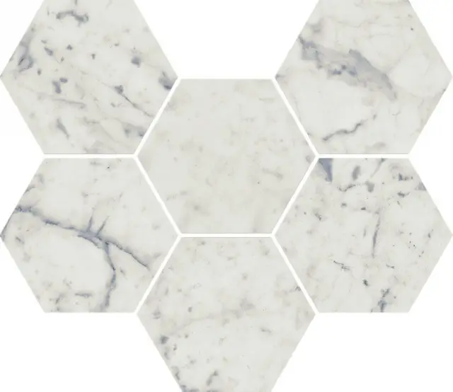 Charme Extra Carara Mosaico Hexagon Cer 25x29