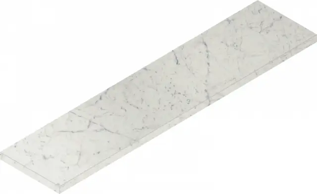 Charme Extra Carara Scalino Frontale Nat 33х120 Ang.Sx Левая