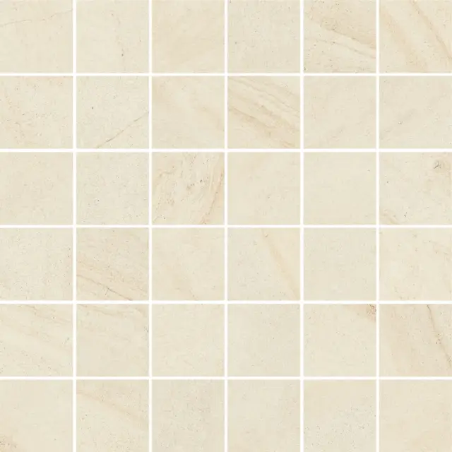 Room Stone White Mosaico Cer 30x30