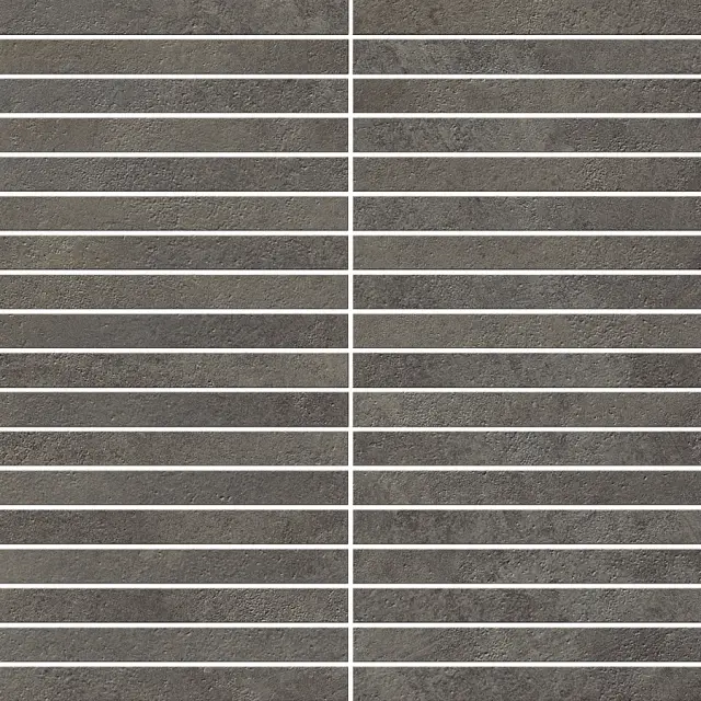 Millennium Black Mosaico Strip Nat 30x30