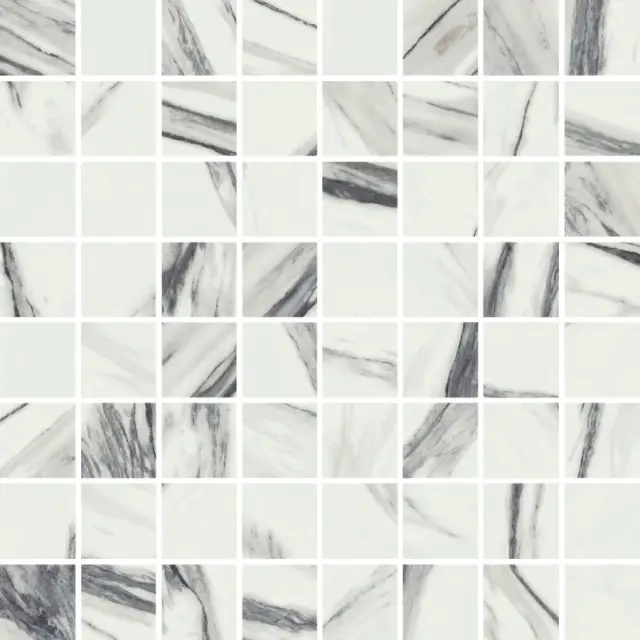 Charme Deluxe Statuario Fantastico Mosaico Lux 29.2x29.2