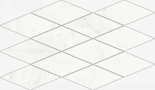 Charme Deluxe Bianco Michelangelo Mosaico Diamond Lux 28x48