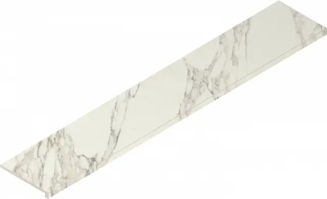 Charme Deluxe Arabescato White Scalino Front Nat 33x160