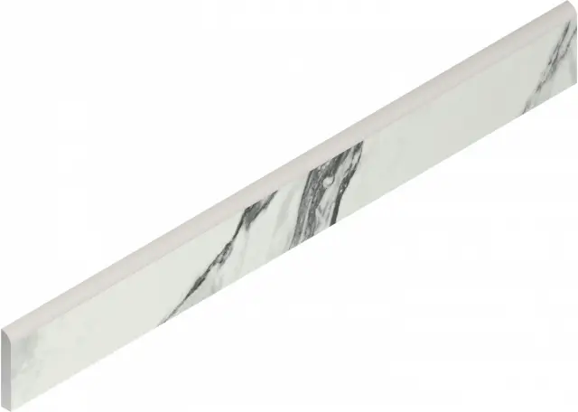 Charme Deluxe Statuario Fantastico Battiscopa Cer 7.2x60
