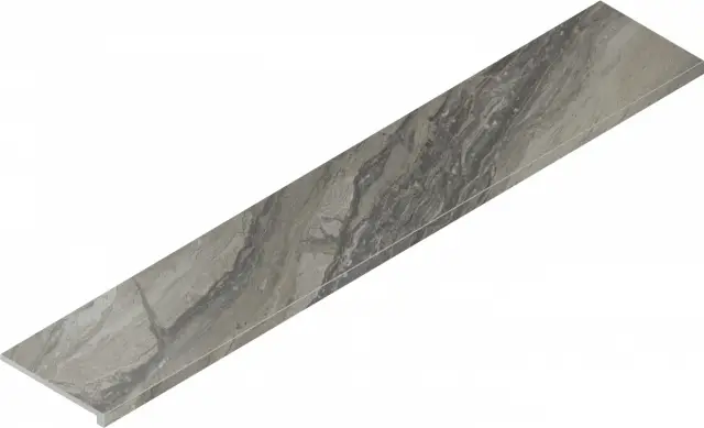 Charme Deluxe Grigio Orobico Scalino Ang Dx (Угл Прав) Nat 33x160