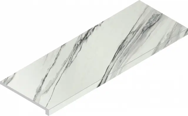 Charme Deluxe Statuario Fantastico Scalino Ang Dx (Угл Прав) Nat 33x80