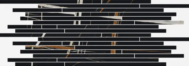 Charme Deluxe Sahara Noir Strip Lux Mosaico 26x75