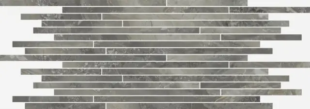 Charme Deluxe Grigio Orobico Strip Lux Mosaico 26x75