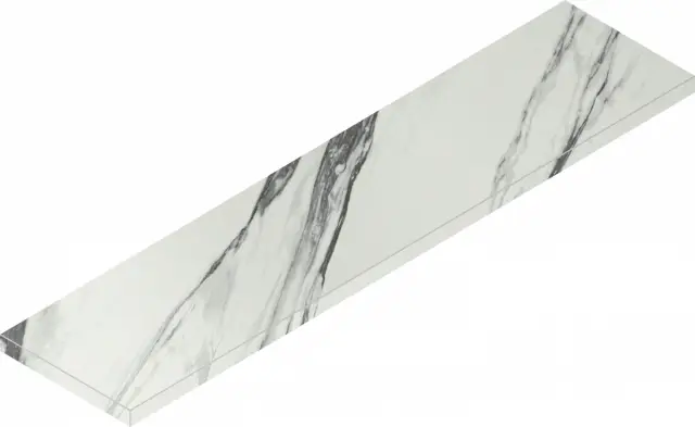 Charme Deluxe Statuario Fantastico Scalino Ang Sx (Угл Лев) Cer 33x120