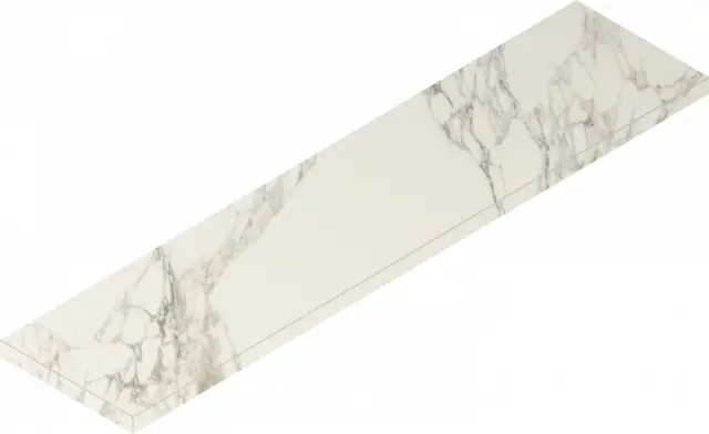 Charme Deluxe Arabescato White Scalino Ang Sx (Угл Лев) Cer 33x120