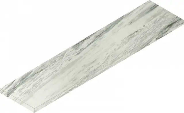 Skyfall Bianco Paradiso Scalino Front Cer 33x120
