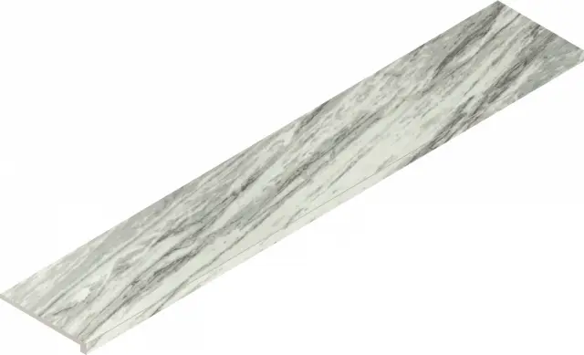 Skyfall Bianco Paradiso Scalino Front Nat 33x160