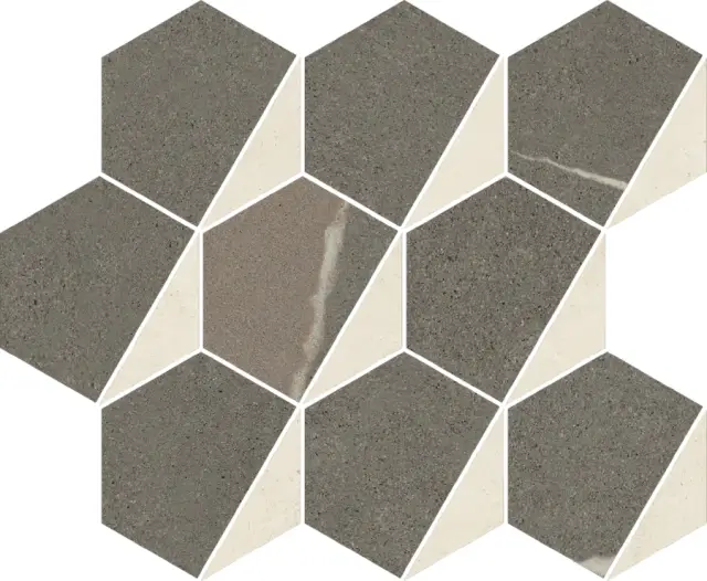 Metropolis Mosaico Hexagon Warm Nat 25.4x31