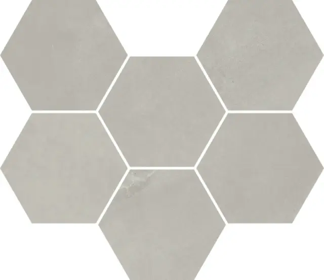 Continuum Silver Mosaico Hexagon 25x29