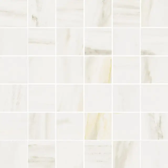Stellaris Carrara Ivory Mosaico 30x30