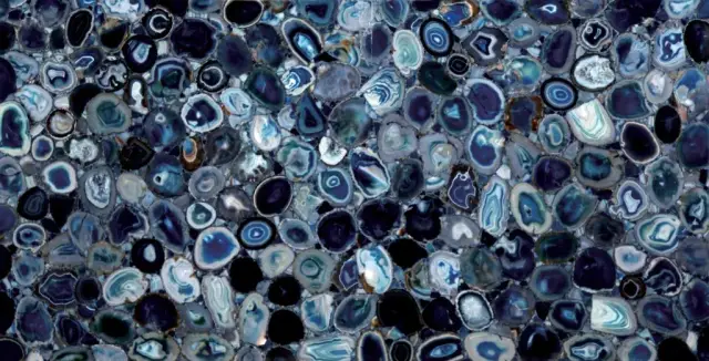 Blue Agate (Solid Stone)