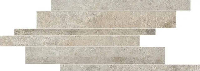 Modulo Listello Sfalsato Mix Ecru 21x40