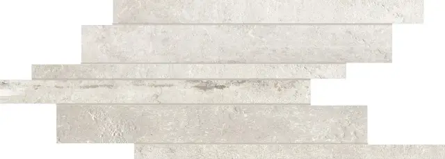 Modulo Listello Sfalsato Mix Blanc 21x40