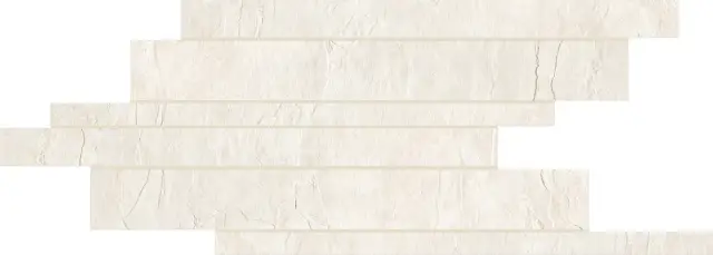 Ardoise Blanc Mod.List.Sfalsato 21x40