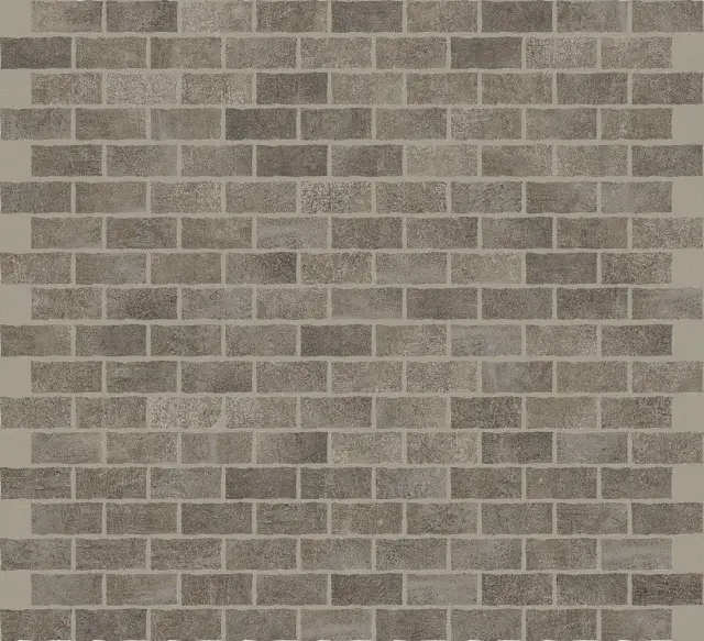 Matieres Rex Gris 1.5x3 6mm Mos. 30x30
