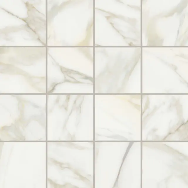 Etoile Creme Mat 6mm Mos 7.5x7.5 30x30