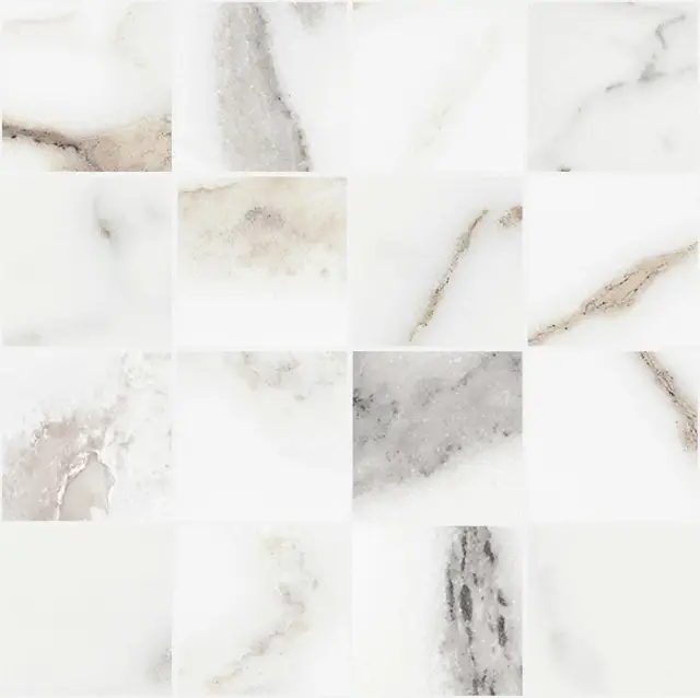 Origines Rex Argent Glossy 6mm Mosaico 7.5x7.5 30x30