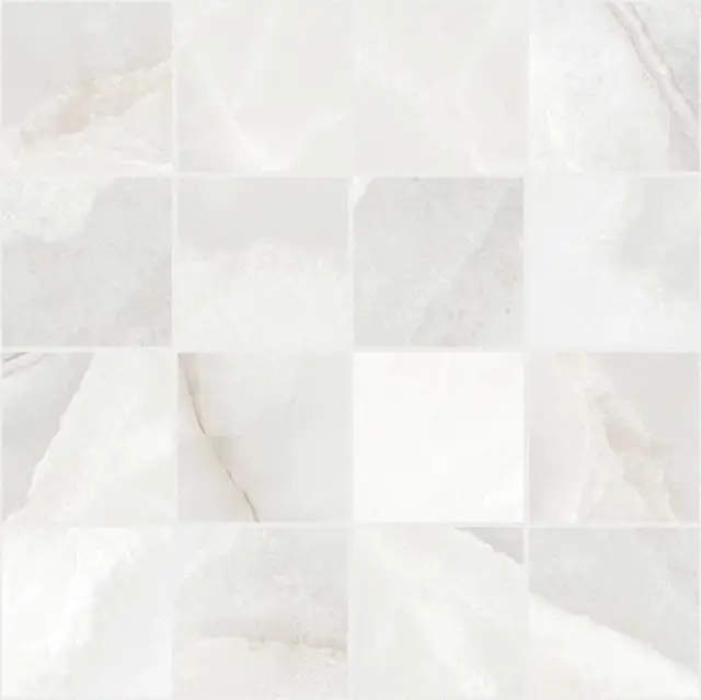 Reves De Rex Perle Glossy 6mm Mosaico 7.5x7.5 30x30
