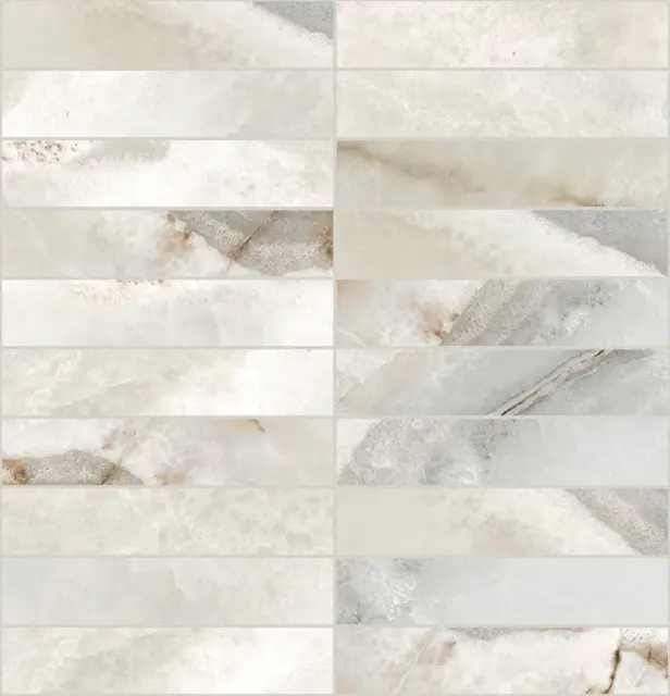 Reves De Rex Noisette Matte Mosaico 3x15 30x30
