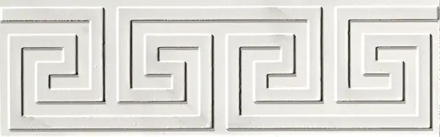 Roma Greca Statuario Listello 8x25