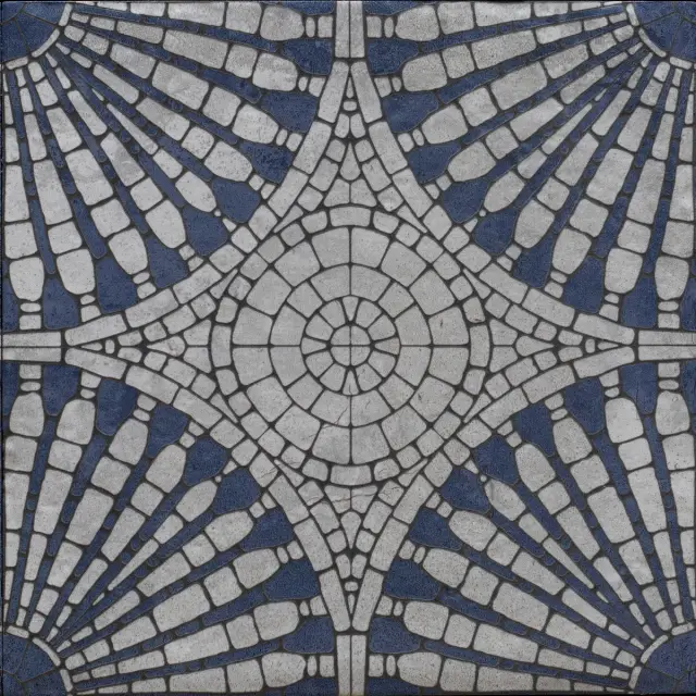 Carino Indigo Mosaico 20x20