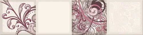 Faenza Wine Ornament Frise 1 15.6x63