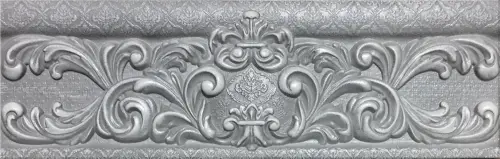 Agra Grey Dalila Border 8x25.1